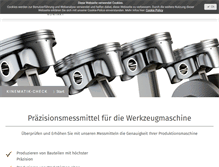 Tablet Screenshot of kinematik-check.de